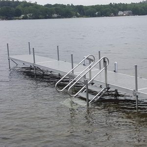 Aluminum Dock with Stairs
