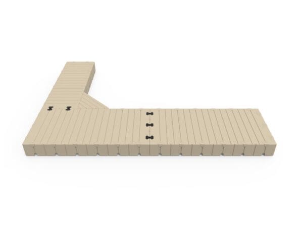 L-Shape dock, 20' Long x 15' Wide