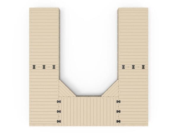 U-Shape dock, 20' Long x 20' Wide - Image 2